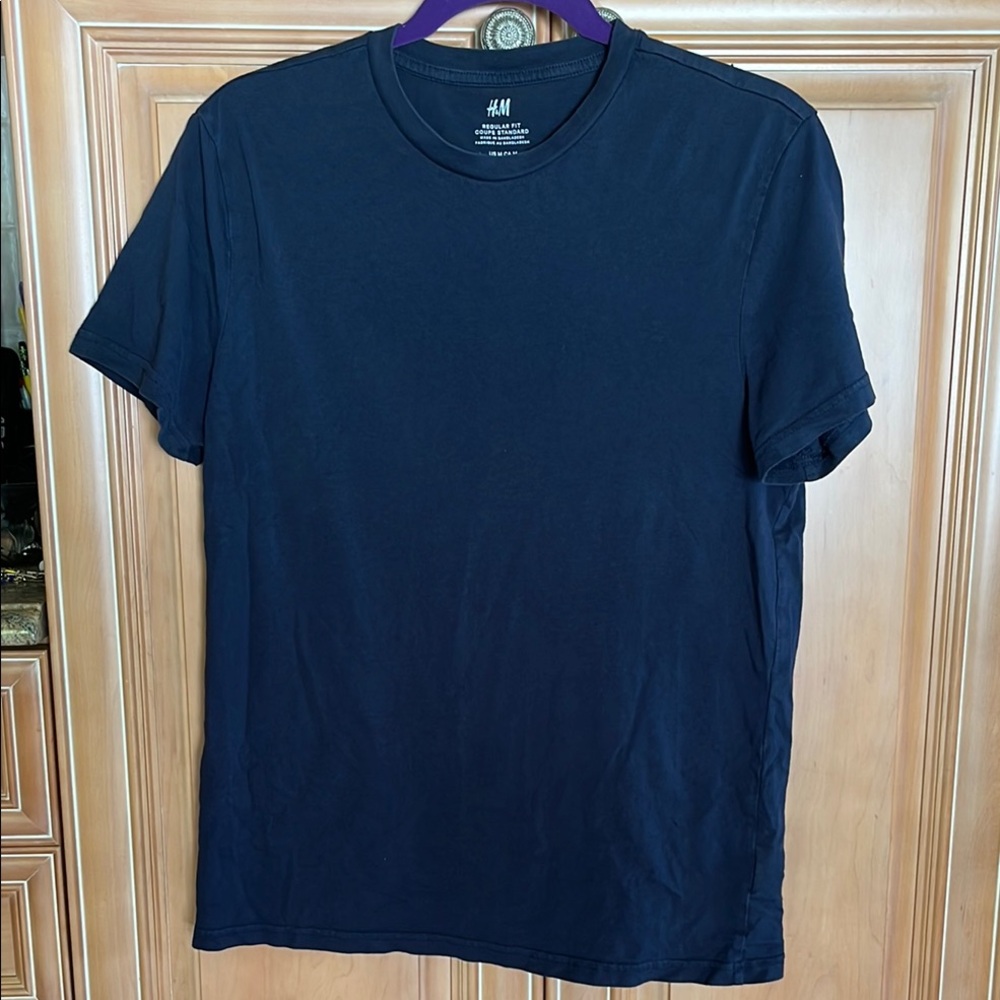 H&M Navy Short Sleeve Tee